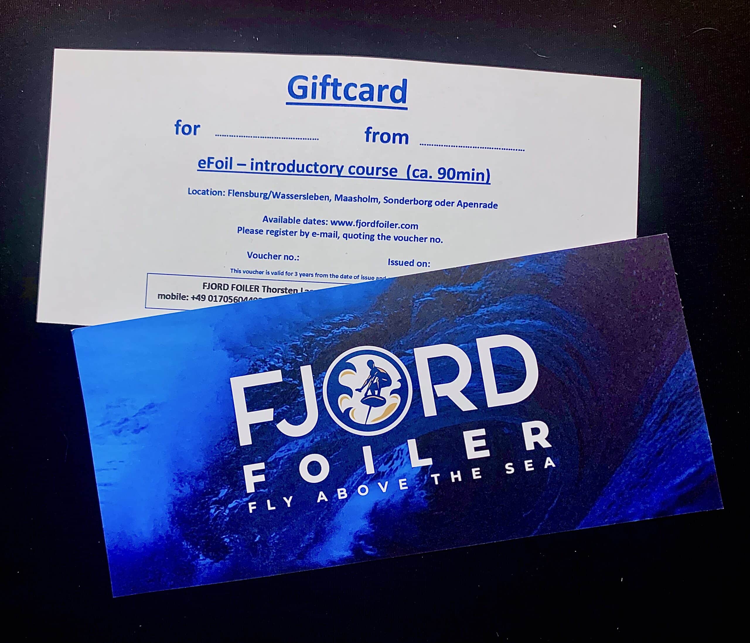 eFoil Lesson Gift Card